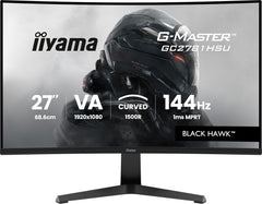 iiyama G-Master GC2781HSU-B1 - 27 inch Curved Gaming Monitor - 144Hz - 1ms - Zwart