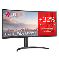 LG 34WQ75C-B computer monitor 86,4 cm (34") 3440 x 1440 Pixels Quad HD LCD Zwart