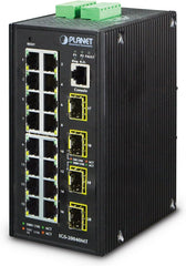 Planet IGS-20040MT Industriële L2+ Managed Switch - 16x Gigabit & 4x SFP