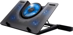 GXTrust Koelstandaard voor Laptops tot 17,3 Inch met Blauwe Verlichting
