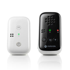 Motorola PIP10 Audio Babyfoon - 304,8 m bereik, veilige en privéverbinding, hooggevoelige microfoon, volumeregeling, waarschuwingsdetectielicht, draagbare ouderunit (stopcontact of AAA-batterij - NIET