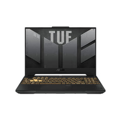 ASUS TUF Gaming F15 FX507ZV4 Gaming-laptop, 39,6 cm (15,6 inch), Full HD, 144 Hz, Intel Core i7-12700H, 16 GB RAM, 1 TB SSD, RTX 4060-8 GB, zonder besturingssysteem, grijs, Spaans QWERTY-toetsenbord