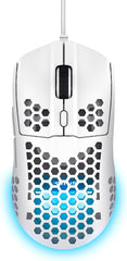 Trust GXT 928W Helox Ultralichte Gaming Muis - 65g - RGB - Wit