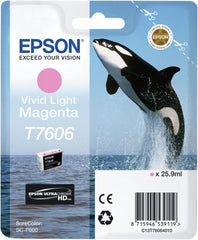 Epson T7606 Orka Inktcartridge - Vivid Light Magenta (26ml)