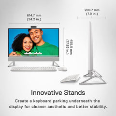 Dell U2722D UltraSharp 27" QHD (2560x1440) Monitor, 60Hz, IPS, 5ms, 100% sRGB, 2x USB-C, 2x DisplayPort, HDMI, 3x USB, 3 Year Warranty, Silver