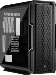 CORSAIR 5000T Mid–Tower ATX PC–behuizing – Uitneembare Luchtstroompanelen voor en op het dak, RapidRoute Kabelbeheersysteem, ASUS BTF, MSI Project Zero, Gigabyte Project Stealth – Zwart