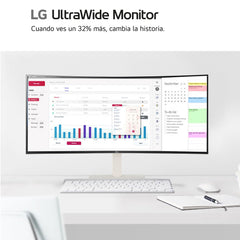 LG 38WR85QC-W computer monitor 96.5 cm (38") 3840 x 1600 pixels UltraWide Quad HD LCD White