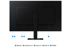 Samsung ViewFinity S70D Monitor 4K 27 inch UHD 3840 x 2160 60Hz HDR10 Ondersteuning Easy Setup Ondersteuning Eye Saver Mode LS27D700EAUXEN
