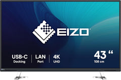 Eizo FlexScan EV4340X-BK LED-display, 108 cm (42,5 inch), 3840 x 2160 pixels, 4K Ultra HD, zwart