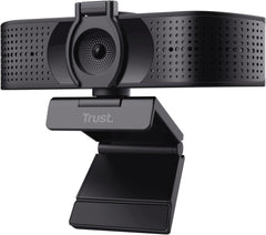 Trust Teza 4K Ultra HD Webcam - Autofocus & Dual Microfoon - Zwart