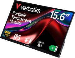 Verbatim 49592 Draagbare Monitor 15.6 Inch Full HD Touchscreen - Zwart