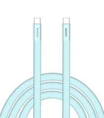 Verbatim Sync & Charge SoftTouch USB-C naar USB-C Kabel - 1.2 Meter - Blauw