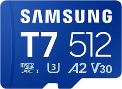 Samsung T7 MicroSDXC Geheugenkaart 512GB - 170 MB/s UHS-I U3