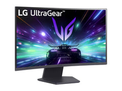 LG 27GS60QC-B Ultragear Monitor, 27 inch QHD, 2560 x 1440, VA-paneel, 16:9, HDMI, 1ms, 180Hz, FreeSync, universele connectiviteit, kleur paars grijs