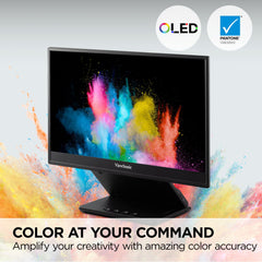Viewsonic VP Series VP16-OLED écran plat de PC 40,6 cm (16"") 1920 x 1080 pixels Full HD Écran tactile Noir