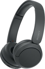 Sony WH-CH520 Draadloze Bluetooth-hoofdtelefoon, tot 50 uur batterijduur met snellaadfunctie, on-ear model, zwart