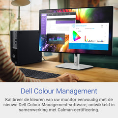 Dell U2724D UltraSharp 27" QHD (2560x1440) Monitor, 120Hz, IPS Black, 5ms, 98% DCI-P3, 2x USB-C, 2x DisplayPort, HDMI, 3x USB, 3 Jaar Garantie, Zilver