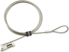 Kensington NanoSaver 2.0 EQ Combinatieslot voor Laptops (Resetbaar), Beveiligingskabel voor Computers, Compatibel met HP, Lenovo en Andere Apparaten met een Nano Slot, Notebooks, Laptops (K65090WW)