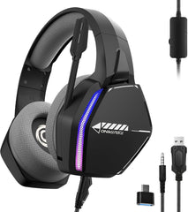 Oniverse Nebula Bedrade Gaming Headset met Microfoon - Zwart