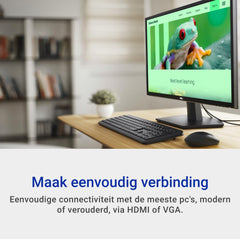Dell SE2725H 27" Full HD (1920x1080) Monitor, 75Hz, VA, 5ms, VESA (100x100mm), HDMI, VGA, 3 Jaar Garantie, Zwart