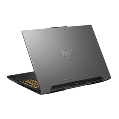 ASUS TUF Gaming F15 FX507ZV4 Gaming-laptop, 39,6 cm (15,6 inch), Full HD, 144 Hz, Intel Core i7-12700H, 16 GB RAM, 1 TB SSD, RTX 4060-8 GB, zonder besturingssysteem, grijs, Spaans QWERTY-toetsenbord