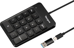 Targus AKP13GL EcoSmart Bekabeld Numeriek Toetsenbord - USB-C & USB-A