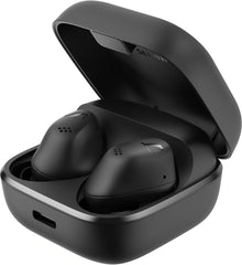 Sennheiser ACCENTUM True Wireless-oordopjes - Kristalhelder geluid met hybride ANC, ergonomisch ontwerp, accuduur van 28 uur, aanraakbediening en dubbele microfoon - Zwart