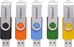 Intenso Office Line USB 3.2 Gen 1 Flash Drive 32GB - 5-Pack Meerkleurig