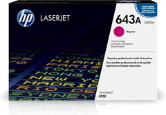 HP 643A (Q5953A) Originele Tonercartridge Magenta - 10.000 Pagina's