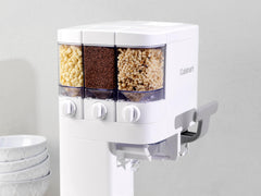 Cuisinart ICE48U IJsmachine, softijs, gelato, sorbet, melkvrij ijs, bevroren yoghurt, topping-dispenser, eenvoudig te bedienen en te reinigen, 1,42 l voor 6 porties, klaar in 20 minuten