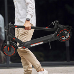 Elektrische step voor volwassenen, 8,5 inch, 350 W, inklapbaar, autonomie 30 km, max. 25 km/u, remsysteem voor elektrische scooter, remmen voor de zomer, maximale belasting 120 kg