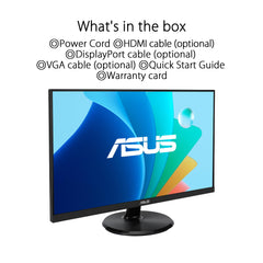 ASUS VA24DQFR écran plat de PC 60,5 cm (23.8") 1920 x 1080 pixels Full HD LCD Noir