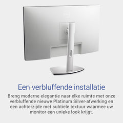 Dell S2722DC USB-C 27" QHD (2560x1440) Monitor, 75Hz, IPS, 4ms, AMD FreeSync, 99% sRGB, Ingebouwde Luidsprekers, USB-C, 2x HDMI, 2x USB, 3 Jaar Garantie, Zilver