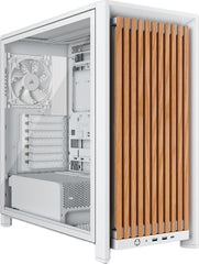 Corsair FRAME 4000D RS Wood Mid-Tower Behuizing - Wit/Eiken