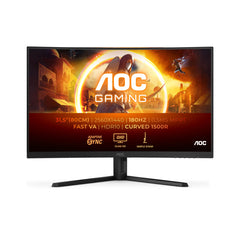 AOC Ve Computer Monitor 81.3 Cm (32) 2560 X 1440 Pixels Quad, W128925088 ((32) 2560 X 1440 Pixels Quad Hd Lcd Black, Grey)