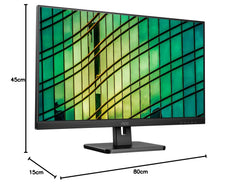 AOC Essential-line 27E2QAE computer monitor 68.6 cm (27") 1920 x 1080 pixels Full HD LCD Black - AOC Essential-line 27E2QAE, 68.6 cm (27"), 1920 x 1080 pixels, Full HD, LCD, 4 ms, Black