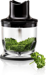 Braun MQ 20 BK, Hak Accessoire, Accessoires voor Staafmixers met het EasyClick systeem, Compatibel met Braun MultiQuick MQ3 en MQ5 series, EasyClick Systeem, Capaciteit 350 ml, Zwart