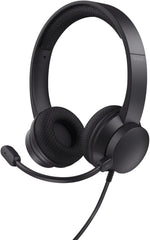 Trust Ayda On-Ear USB Headset met ENC Noise Cancelling Microfoon - Zwart
