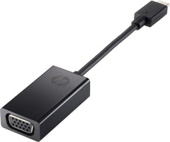 HP 4SH06AA USB-C naar VGA Adapter - Compact & Plug and Play - Zwart