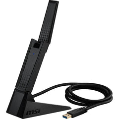 MSI AXE5400 WiFi 6E USB Adapter - Tri-band Draadloze Netwerkadapter