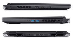 Acer Nitro 16 (AN16-42-R39G) Gaming laptop, 16" WQXGA IPS 180Hz display, AMD Ryzen 7 8845HS, 16GB RAM, 1TB SSD, NVIDIA GeForce RTX 4070, Windows 11, QWERTZ toetsenbord, zwart