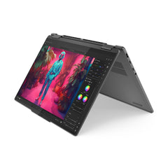 Lenovo Yoga 7 2-in-1 Gen 9 AI-laptop, Convertible Touchscreen WUXGA, 14 inch (35,6 cm), OLED (AMD Ryzen 5 8640HS, 16 GB RAM, 512 GB SSD, Wi-Fi 6E, Win 11 Home), Spaans QWERTY-toetsenbord, grijs
