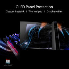ASUS ROG Swift OLED PG49WCD - 49 inch DQHD Curved Gaming Monitor - 144 Hz, 0,03ms GtG, G-Sync, FreeSync, HDR 400 - QD-OLED-paneel, 32:9, 5120x1440, DP DSC, HDMI 2.1, USB-hub, 90W USB-C,
