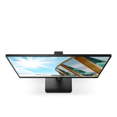 AOC 24P2QM - 24 inch FHD monitor, in hoogte verstelbaar (1920x1080, 75 Hz, VGA, DVI, HDMI, DisplayPort, USB-hub) zwart