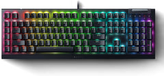 Razer BlackWidow V4 X - Mechanisch gametoetsenbord met Chroma RGB (Mechanische Razer Green Switches, 6 speciale macrotoetsen, Doubleshot ABS keycaps) QWERTY US Layout | Zwart