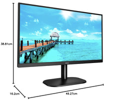 AOC 22B2H - 22 inch FHD Monitor (1920x1080, 60 Hz, VGA, HDMI) zwart