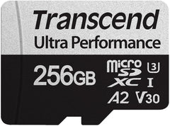 Transcend 256Go microSD met adapter UHS-I
