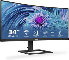 Philips E-Line 346E2CUAE/00 - 34 Inch Ultrawide Monitor - WQHD - 100Hz