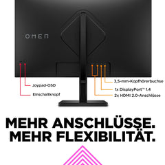 HP OMEN by HP OMEN by 31.5 inch QHD 165Hz Gaming Monitor - OMEN 32q