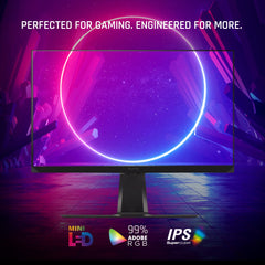ViewSonic ELITE XG321UG 32 inch 4k 2160p Ultra HD IPS Gaming Monitor, 144Hz, Mini-LED, 3ms (GTG), Nvidia G-Sync Ultimate, Nvidia Reflex, Display HDR 1400, Dual Integrated Speakers, Ergonomie, RGB